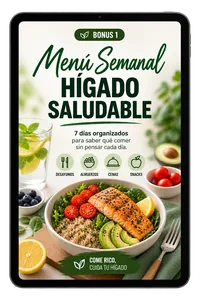 Bono: Menú Semanal Hígado Saludable