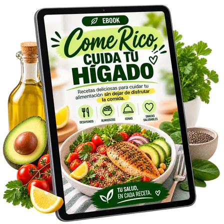 Portada del ebook Come Rico, Cuida tu Hígado